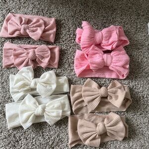 8pcs Baby Bow Decor Headband Set I SHEIN